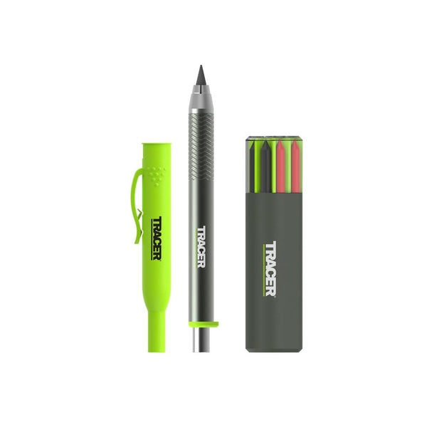 Tracer Pro Tough Aluminium Pencil & 6 Refills