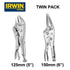 Irwin Vise Grip Locking Mole Grips Twin Pack