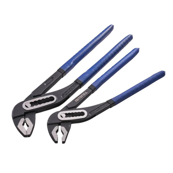 Faithfull Waterpump Plier Twin Pack (250 & 300mm (10 & 12in)