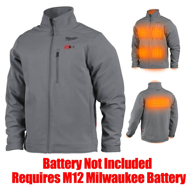 Milwaukee M12 Medium Grey Heated Jacket