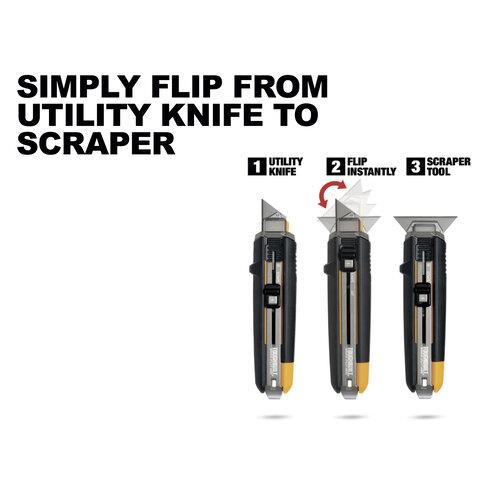 Toughbuilt Scraper Utility Knife + 5 Spare Blades