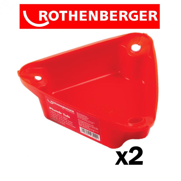 x2 Rothenberger Plumb Tubs