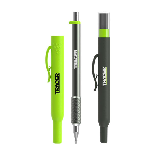 Tracer Pro Fine Precision Aluminium Pencil & 24 x Refills