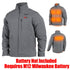 Milwaukee M12 XL Grey Heated Jacket