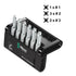 Wera Square Plus Bit Set - Robertson  6 Piece With Holding Function