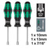 Wera Sanitary Nutdriver 3 Piece Set - Hollow Shaft