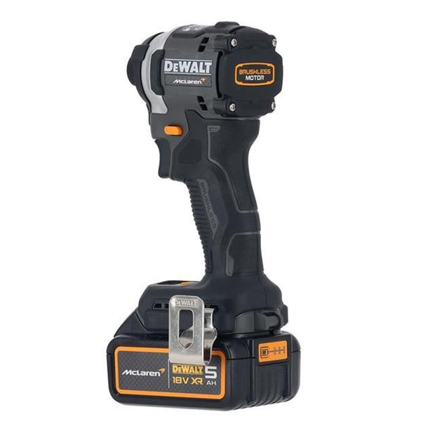 Dewalt DCF85MP2T McLaren F1 XR Brushless 1/4in Impact Driver 18V 2 x 5.0Ah