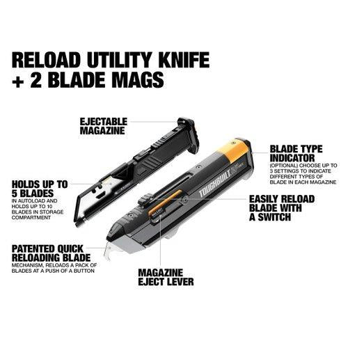 Toughbuilt Reload Knife with 5+5 blades