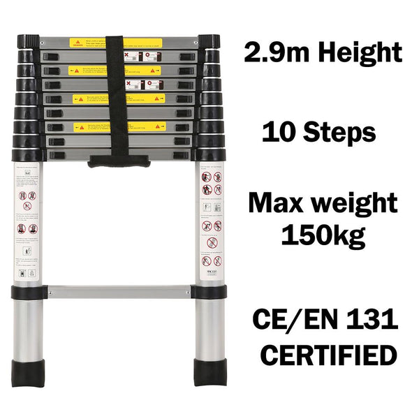 Click'n Climb Telescopic Ladder 2.9m