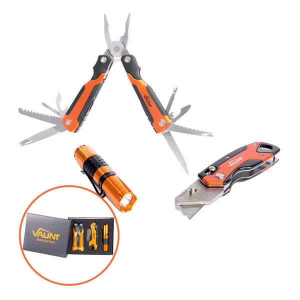 Vaunt Multi Tool Plier, Knife and Torch Pack