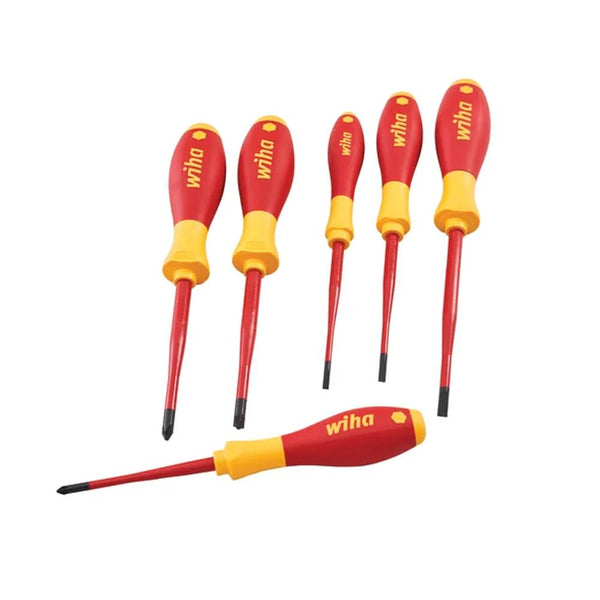 Wiha 6 Piece Slimfix VDE Screwdriver Set