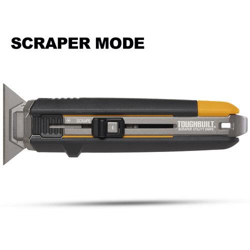 Toughbuilt Scraper Utility Knife + 5 Spare Blades