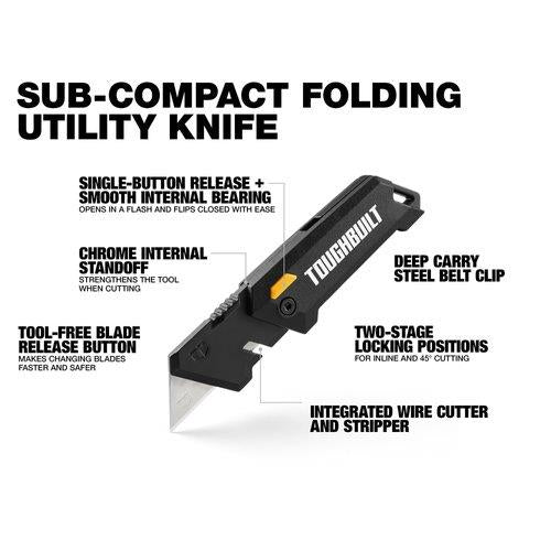 Toughbuilt Sub-compact Utility Knife