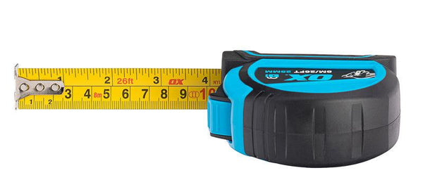 OX Pro Dual Auto Lock Tape Measure - 8m