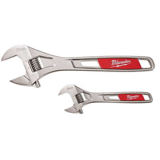 Milwaukee Twin Pack 150/250mm Adjustable Wrenches