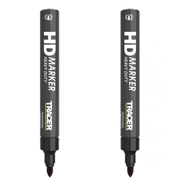 x2 Tracer Black Heavy Duty Marker