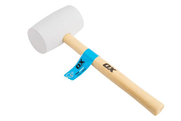 OX Pro White Rubber Mallet - 24 oz