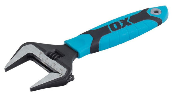 OX Pro Series Adjustable Wrench Extra Wide Jaw 6� (150mm)