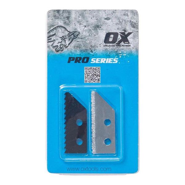 OX Pro Grout Remover Replacement Blades 50mm - Pack 2