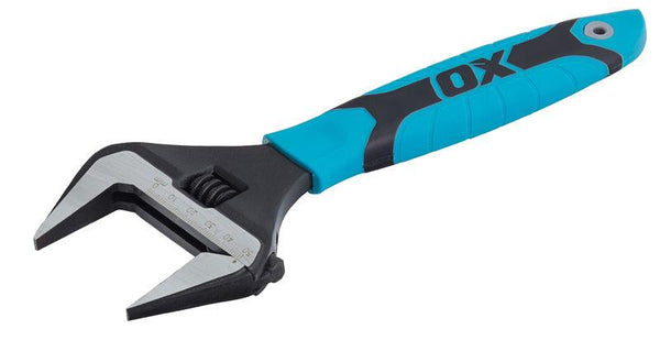 OX Pro Series Adjustable Wrench Extra Wide Jaw10� (250mm)