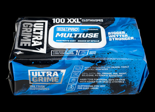 Ultra Grime Pro Multiuse XXL Wipes (100 pack)