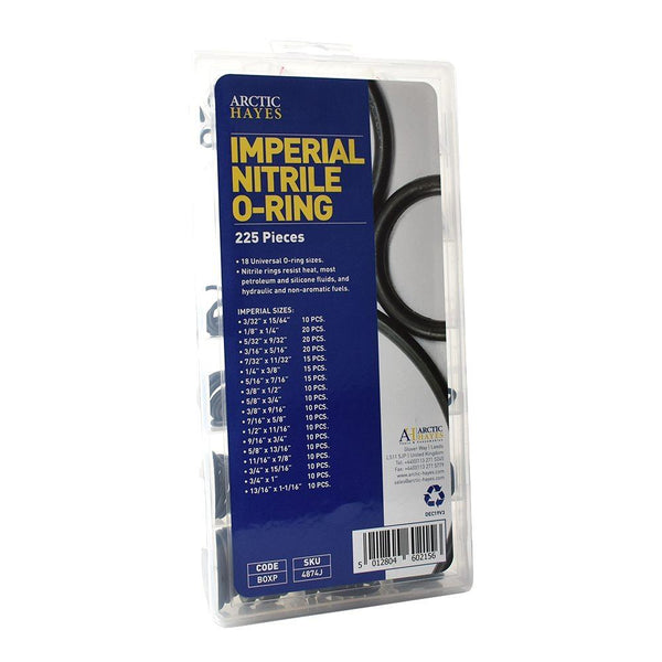 O-RING ASSORTMENT IMPERIAL (225PC)