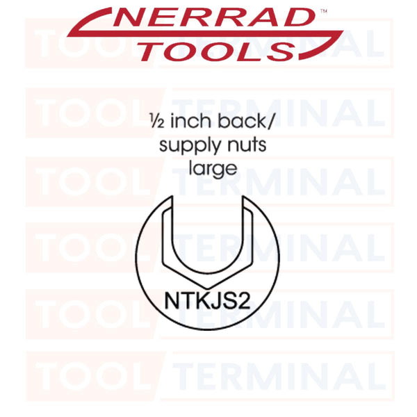 Nerrad 1/2in Back/Supply Nut Socket Size 2 Tapex Spare Part