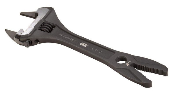 OX Pro Slim-Jaw Adjustable Wrench 200mm/8�