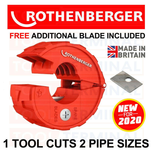 Rothenberger Plasticut Pro Plastic Pipe Cutter Slice 15/22mm