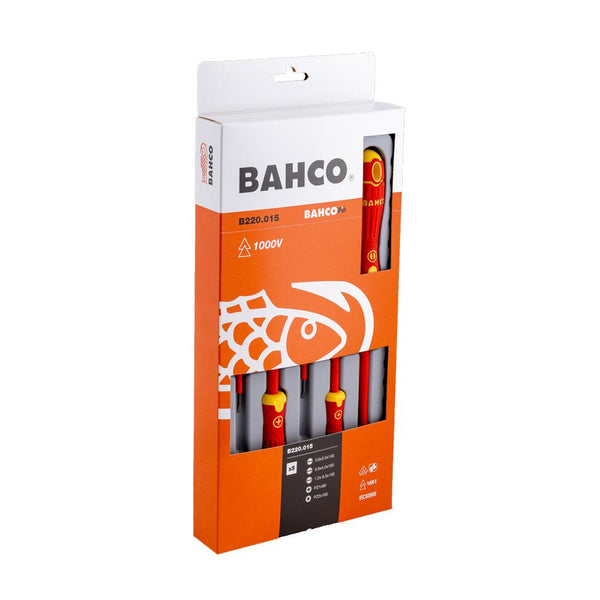 Bahco VDE Screwdriver Set 5 pack