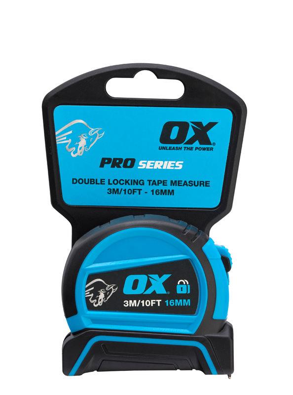 OX Pro Dual Auto Lock Tape Measure - 3m