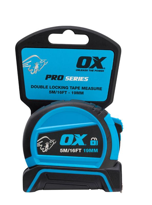 OX Pro Dual Auto Lock Tape Measure - 5m