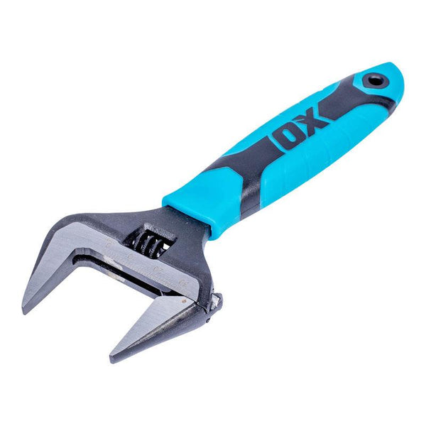 OX Pro Series Adjustable Wrench Extra Wide Jaw 6� (150mm)