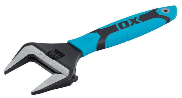 OX Pro Series Adjustable Wrench Extra Wide Jaw 12� (300mm)